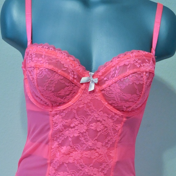 Victoria's Secret Other - VICTORIAS SECRET GARTER LINGERIER 34B TEDDY SLIP